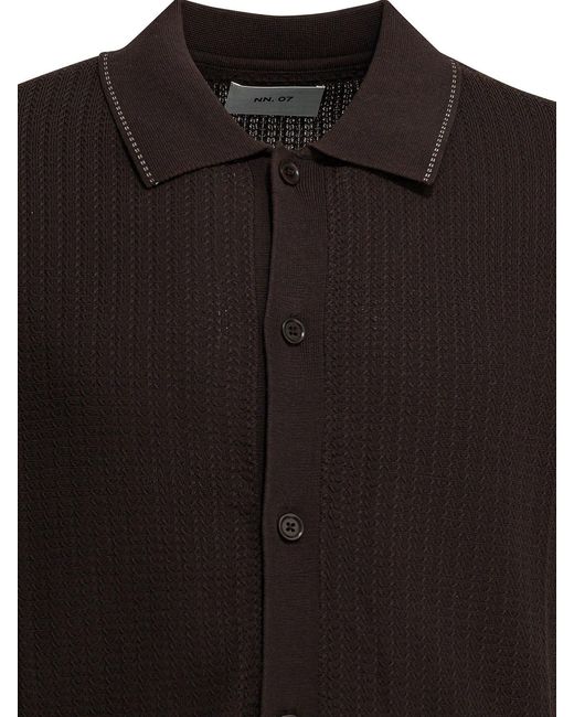 Pull Polo "Nalo" NN07 pour homme en coloris Black