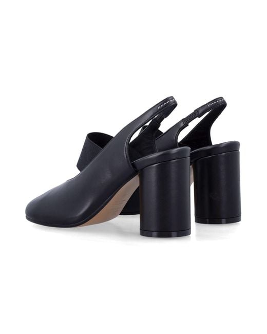 MM6 by Maison Margiela Blue Open-Toe Slingback Sandals