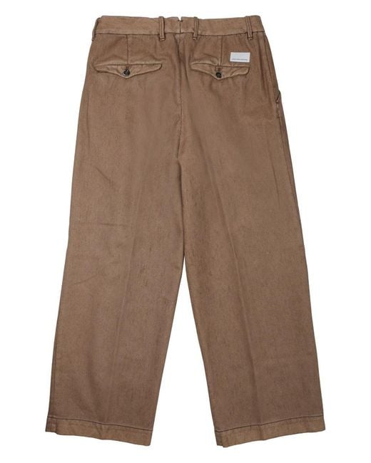 Nine:inthe:morning Brown Classic Lightweight Trousers for men
