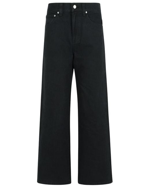 Khaite Black 'Bonnie' Cotton Jeans