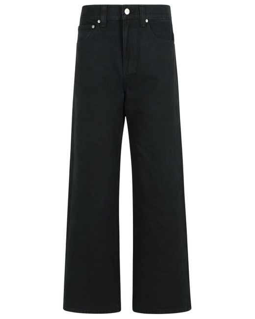 Khaite Black 'Bonnie' schwarze Baumwolljeans