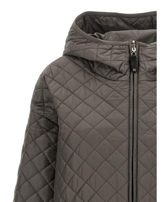 Max Mara Gray 'Leo' Reversible Jacket