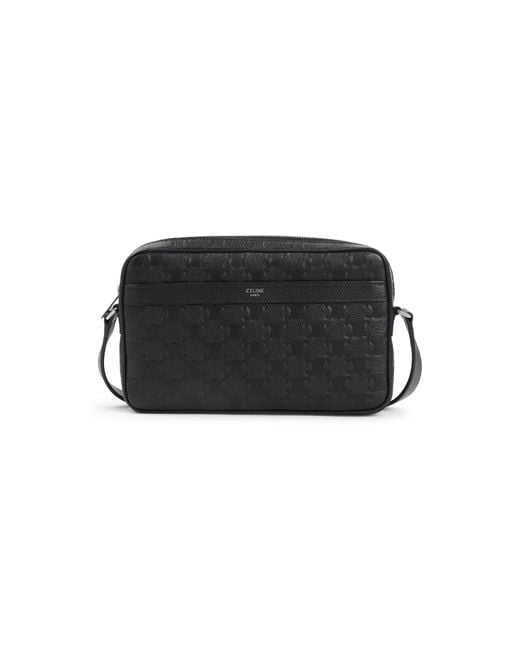 Céline Black Horizontal Messenger Handbag