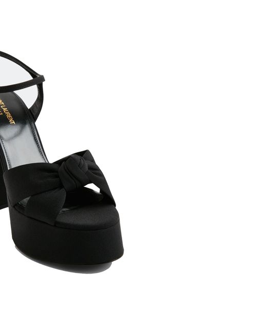 Saint Laurent Black 95 Node Sandals