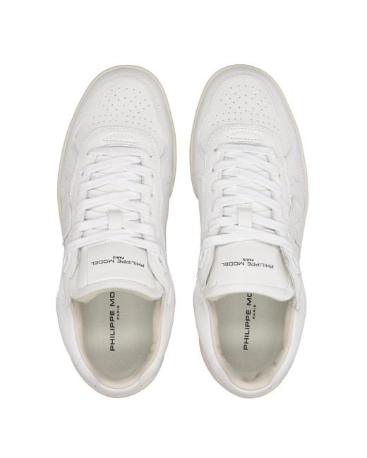 Baskets Blanc Philippe Model en coloris White