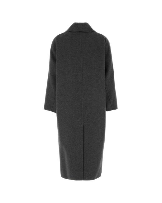 Max Mara Black S Dark Wool Alice Coat