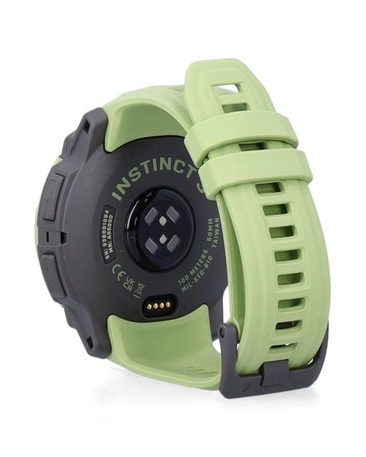 Garmin Blue Instinct 3 50Mm Amoled With Silicone Band Smartwatch