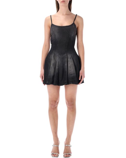 DIESEL Black De-Spoky Mini Dress