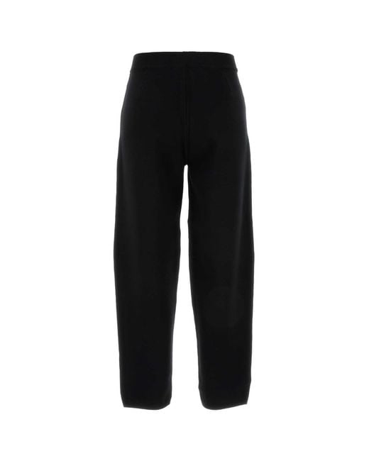 MM STUDIO Black Viscose Blend Dula Pant