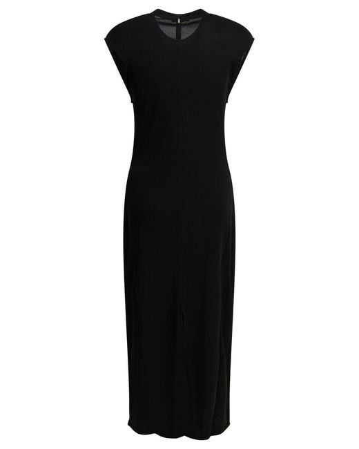 AMI Long Sheath Dress Dresses Black