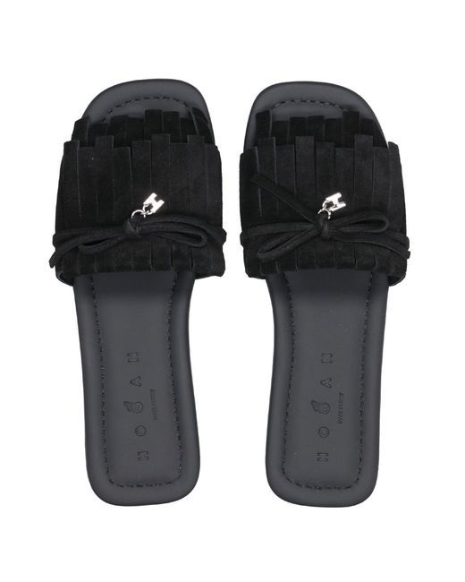 Hogan Black Sandals