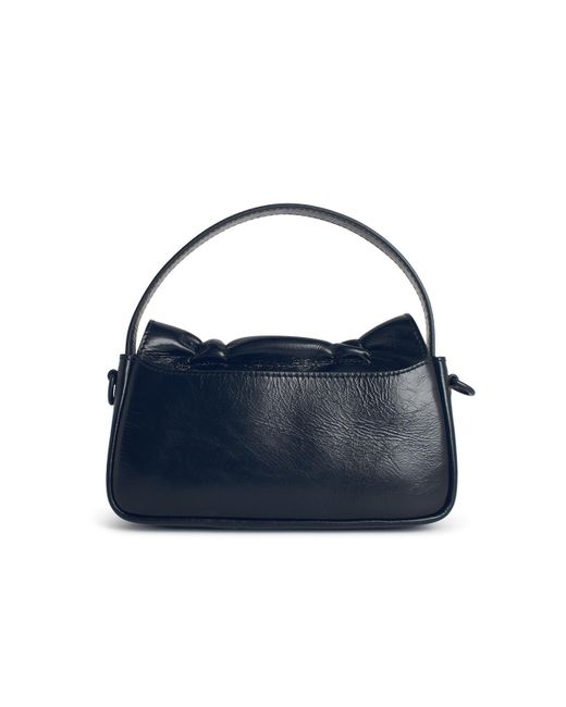 Micro 'Multipocket' Bags con múltiples bolsillos en Black Lear Acne de color Blue