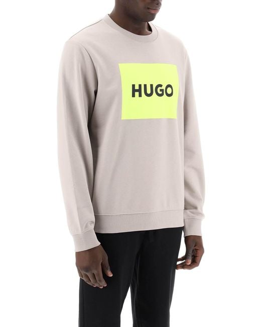 Sudadera de logotipo de Duragol HUGO de hombre de color Gray