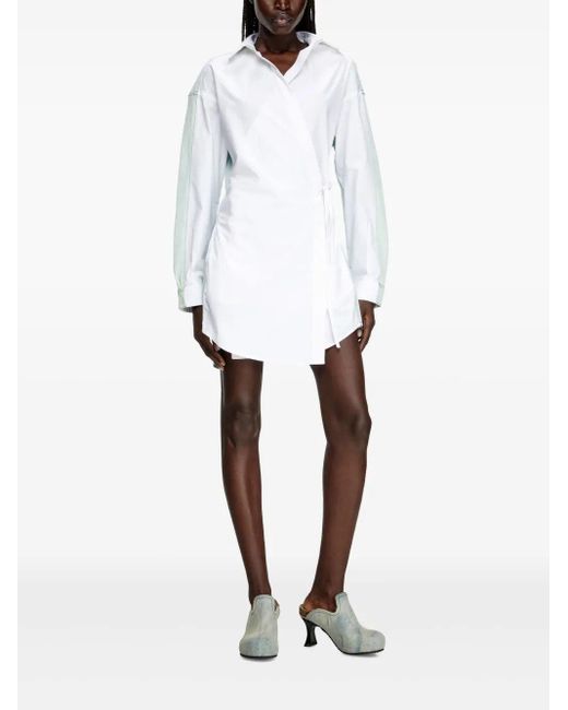 DIESEL White D Elphi Den Kleid