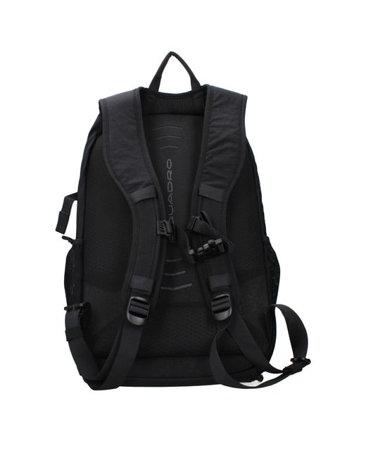 Piquadro Black Backpacks And Pouches Fabric