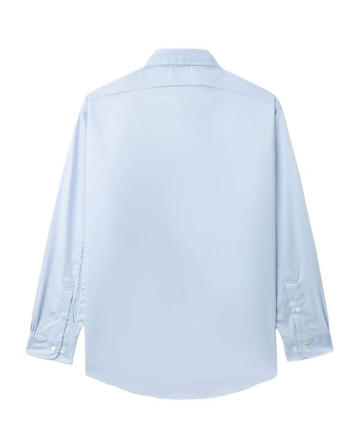 Random Identities Blue Long Sleeve Shirt With Bra Logo Ran03B001 for men