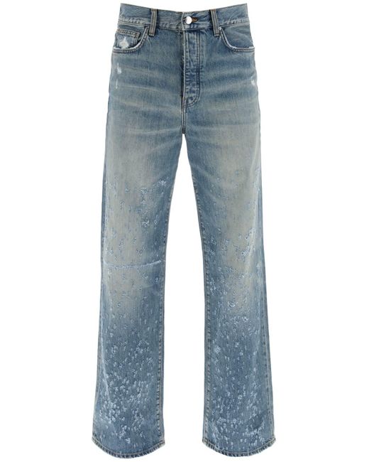 Bolso de jeans de escopeta holgada de Amiri de hombre de color Blue