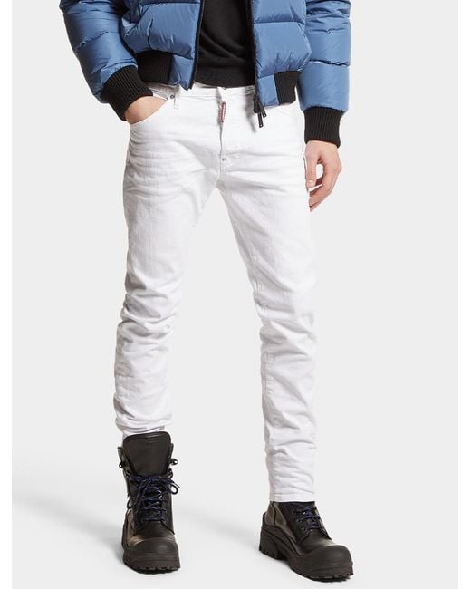 DSquared² White Jeans for men