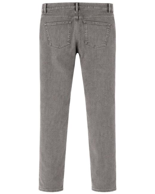 Lardini Gray Cotton Denim Jeans for men