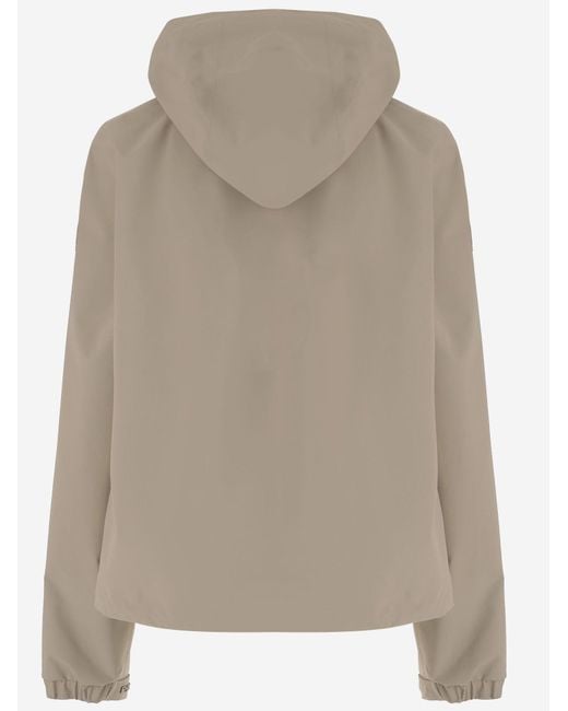 Save The Duck Natural Nylon Jacket With Hood
