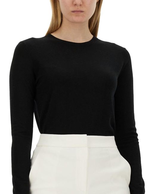 Theory Black Wool Jersey