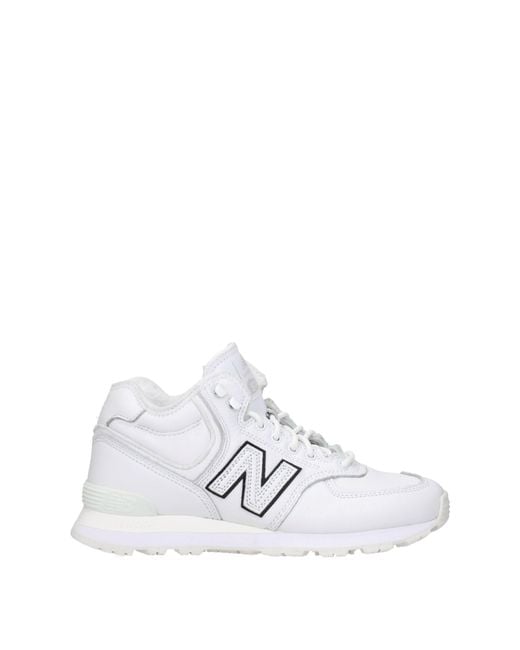 New Balance White Sneakers Juny Watanabe Uomo Pelle Bianco for men