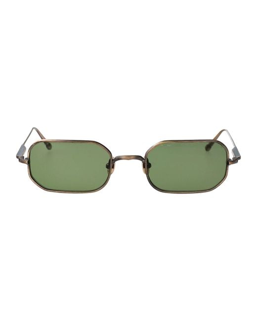 Matsuda Green Squared Sunglasses M3163 Ag