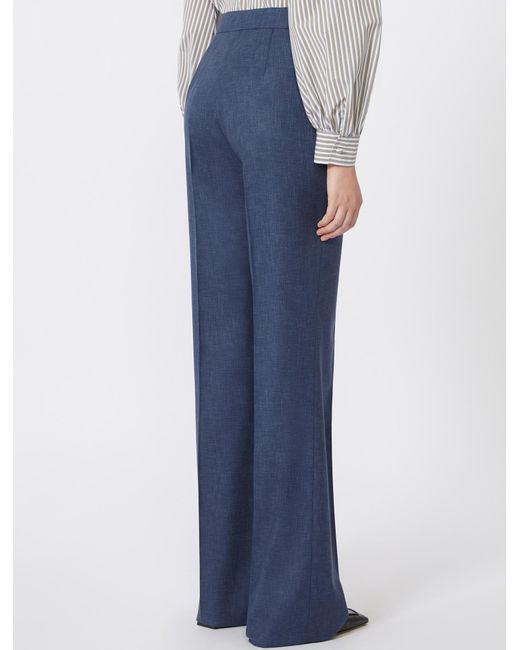 Max Mara Broek Blauw in het Blue