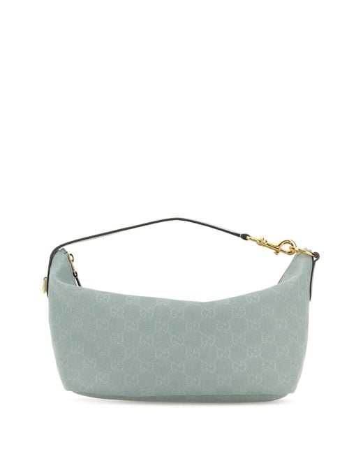 Gucci Gray Light Canvas Vanity Handbag