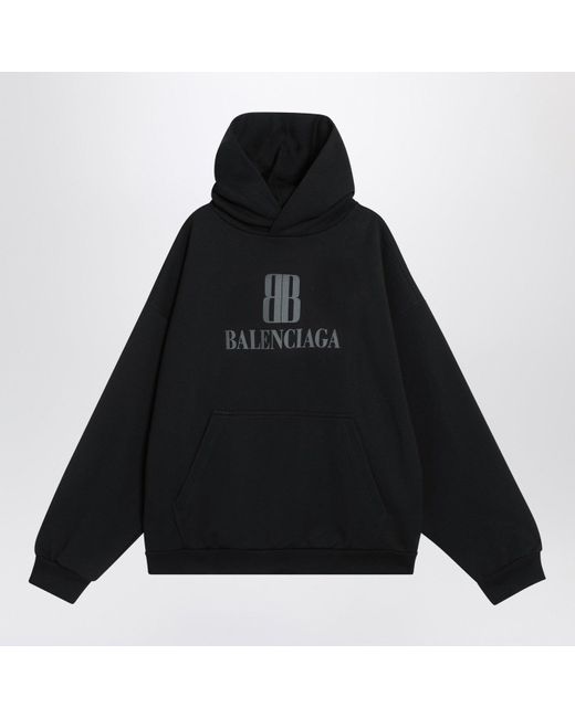 Balenciaga Black Nano Bb Medium Fit Sweatshirt for men
