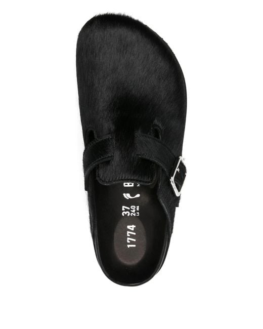Birkenstock Black Boston Pony Like Fur Exq 1774