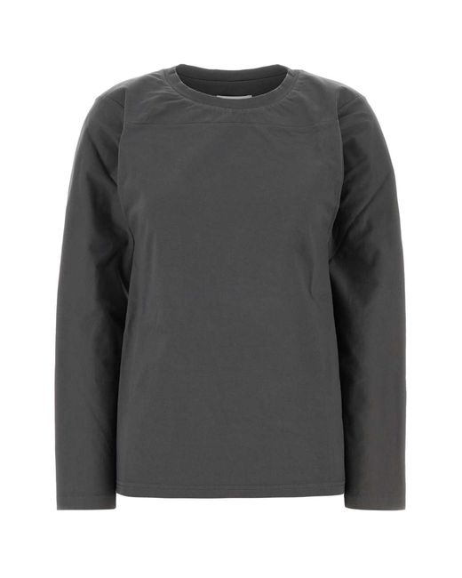 Jil Sander Gray Solid Crew Neck T-Shirt