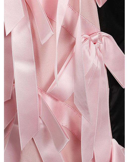 Prada Pink Sablé Embroidered Dress