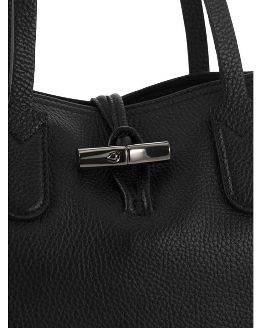 Longchamp Black Roseau Essential Umhängetasche