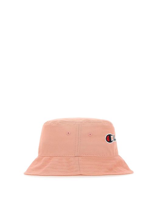 Champion Pink Cotton Bucket Hat