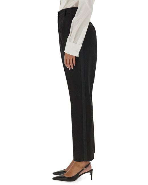 Dolce & Gabbana Black Wool Blend Pant