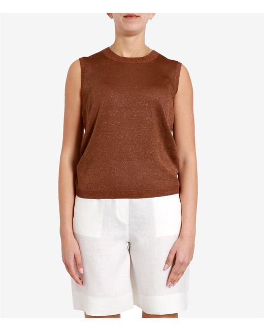 Gran Sasso Brown T Shirts And Polos