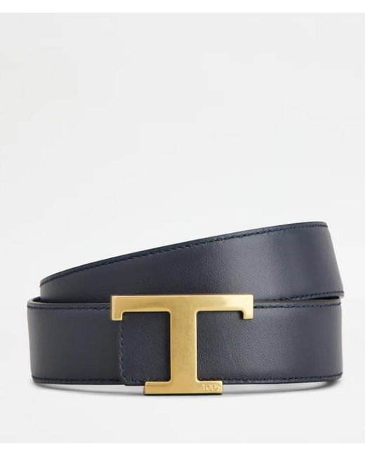 Tod's Black Reversible T Timeless for men