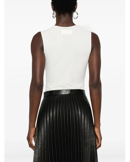 Maison Margiela White Jersey Bodysuit