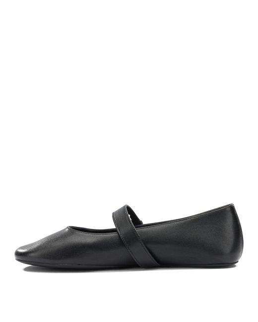 Tory Burch Black Ballerinas
