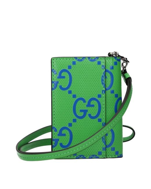 Gucci Green Leather Document Holder
