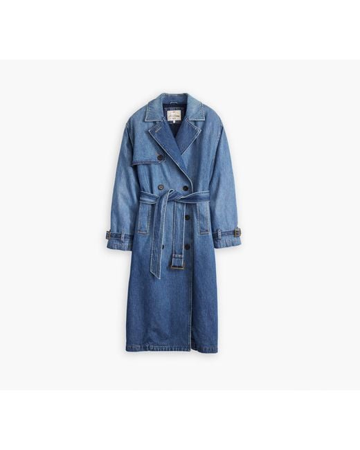 Levi's Blue Spade Trench