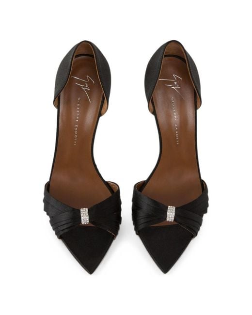 Giuseppe Zanotti Black Lienn Leather Pumps