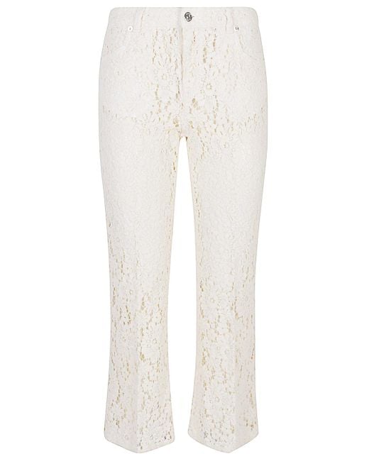 I LOVE MY PANTS White Ich liebe meine Hose Kendal bestickte Hosen