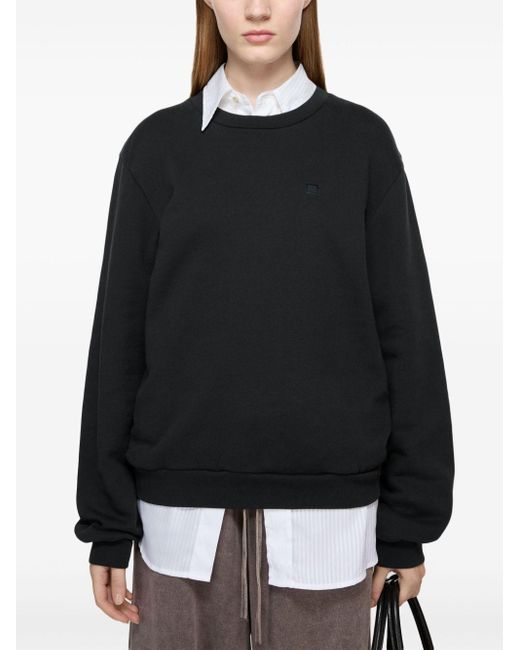 Sudadera estampada Acne de color Black