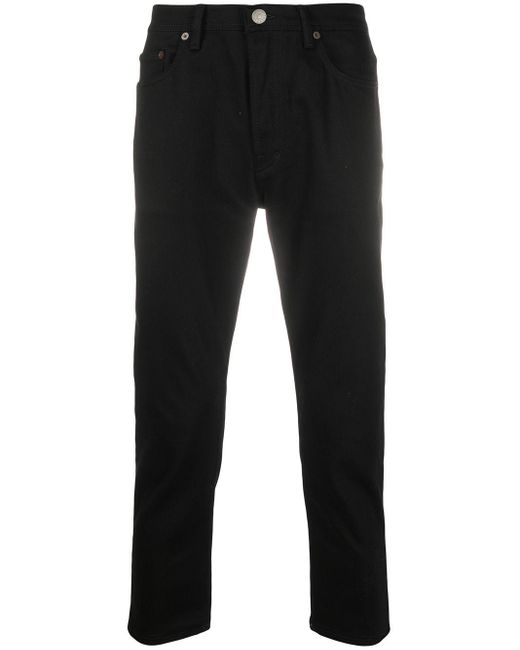 Acne Straight Jeans in het Black voor heren