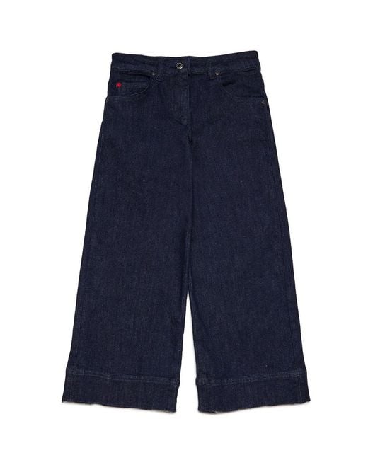 MAX&Co. Blue Maxp1F Wide Cropped