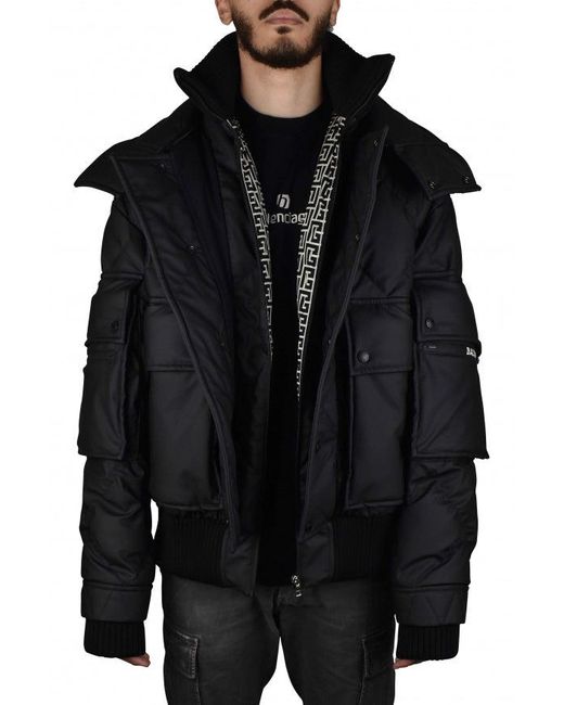 Balmain Black Down Jacket
