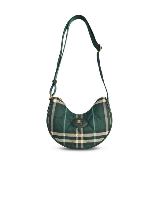 Burberry 'horseshoe' 'verdant' Polyamide Crossbody Bag in het Green