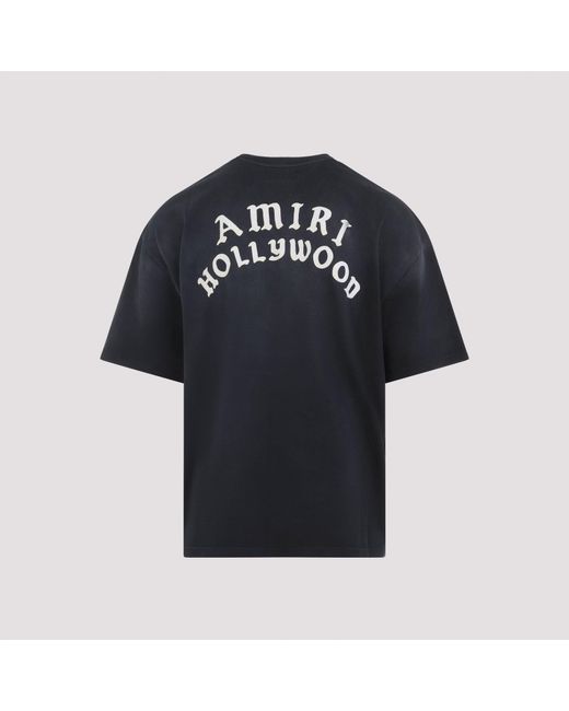 Amiri Black Oversize Hollywood T-Shirt